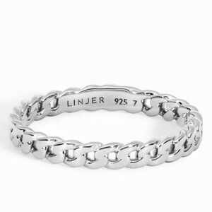 Linjer tonje chain ring